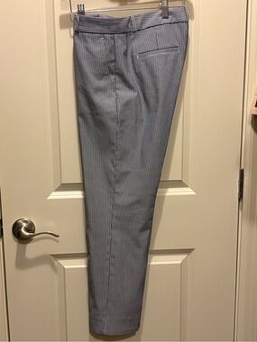 Women’s Banana Republic Light Blue Pinstripe Ryan Fit Dress Pants